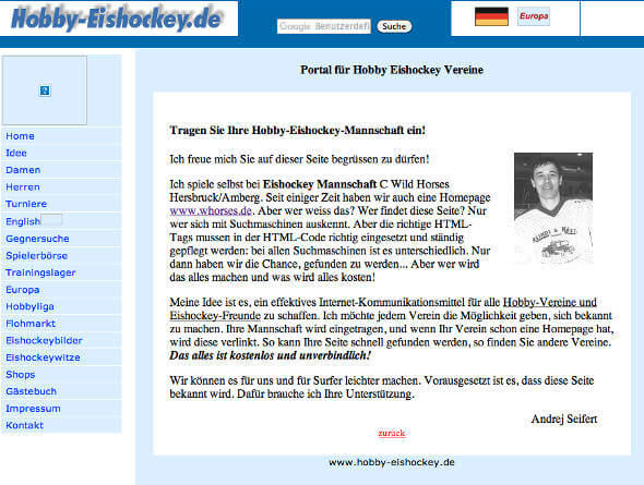Startseite Archiv Hobby-Eishockey.de